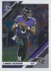 2019 Donruss Optic Base Set Lamar Jackson #9 card