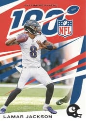 2019 Panini Chronicles Base Set Lamar Jackson #7 card