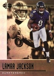 2019 Panini Illusions Base Set Lamar Jackson #60 card