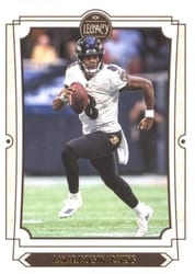 2019 Panini Legacy Base Set Lamar Jackson #8 card