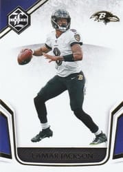 2019 Panini Limited Base Set Lamar Jackson #13 card