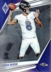 2019 Panini Phoenix Base Set Lamar Jackson #13 card