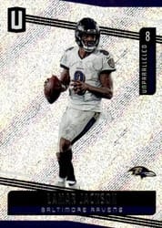 2019 Panini Unparalleled Base Set Lamar Jackson #39 card