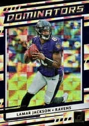 2020 Donruss Dominators Lamar Jackson #D-LJ card