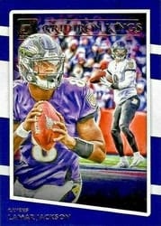 2020 Donruss Gridiron Kings Lamar Jackson #GK-LJ card