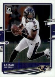 2020 Donruss Optic Base Set Lamar Jackson #11 card