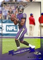 2020 Donruss Retro 2000 Lamar Jackson #R2K-LJ card