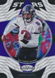 2020 Panini Certified Stars Lamar Jackson #CS-LJ card