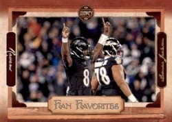 2020 Panini Legacy Fan Favorites Lamar Jackson #FF-LJ card