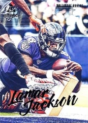 2020 Panini Luminance Base Set Lamar Jackson #14 card