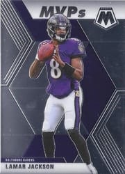 2020 Panini Mosaic Base Set Lamar Jackson #296 card