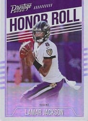 2020 Panini Prestige Honor Roll Lamar Jackson #HR-LJ card