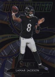 2020 Panini Select Turbocharged Lamar Jackson #T8 card