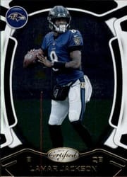 2021 Panini Certified Base Set Lamar Jackson #13 card