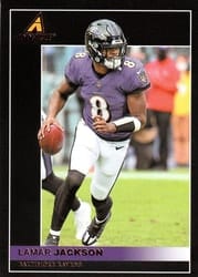 2021 Panini Chronicles Pinnacle Lamar Jackson #8 card