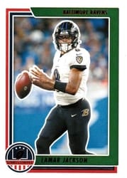 2021 Panini Chronicles Stars & Stripes Lamar Jackson #STS-LJA card