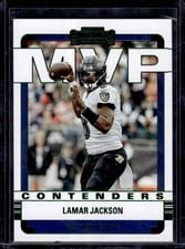 2021 Panini Contenders Optic MVP Contenders Lamar Jackson #MVP-LJA card