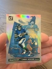 2021 Panini Donruss Downtown Lamar Jackson #DT-9 card