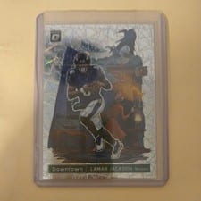 Lamar Jackson 2021 Panini Donruss Optic Downtown #DT-9