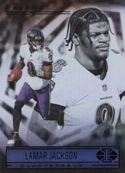 2021 Panini Illusions Base Set Lamar Jackson #38 card