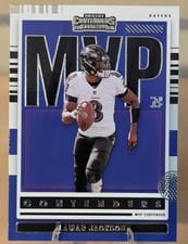 2021 Panini MVP Contenders Lamar Jackson #MVP-LJA card