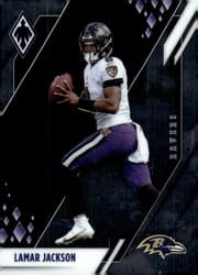 2021 Panini Phoenix Base Set Lamar Jackson #7 card