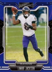 2021 Panini Playbook Base Set Lamar Jackson #7 card