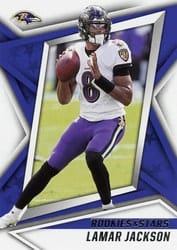 2021 Panini Rookies & Stars Base Set Lamar Jackson #15 card