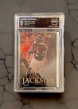 2021 Panini Select Artistic Selections Lamar Jackson #AS-10 card