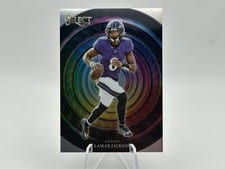 2021 Panini Select Color Wheel Lamar Jackson #CW-5 card
