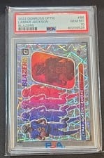 2022 Donruss Optic Blazers Lamar Jackson #B-6 card