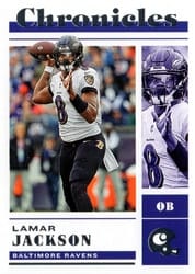 2022 Panini Chronicles Base Set Lamar Jackson #6 card