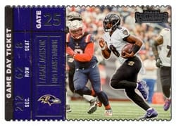 2022 Panini Contenders Game Day Ticket Lamar Jackson #GDT-LJA card