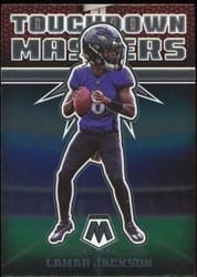 2022 Panini Mosaic Touchdown Masters Lamar Jackson #TD-10 card