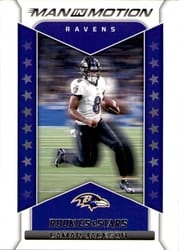 2022 Panini Rookies & Stars Man In Motion Lamar Jackson #MM-26 card