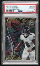 2022 Panini Spectra Phosphorescent Lamar Jackson #PH-10 card