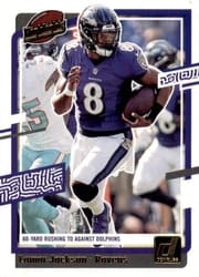 2023 Donruss Highlights Lamar Jackson #H-LJ card