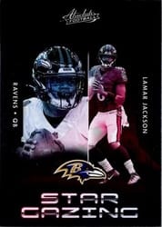2023 Panini Absolute Star Gazing Lamar Jackson #SG-4 card
