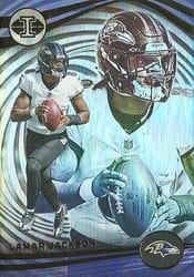 2023 Panini Illusions Base Set Lamar Jackson #8 card
