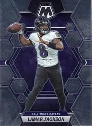 2023 Panini Mosaic Base Set Lamar Jackson #13 card