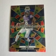 2023 Panini Mosaic Kaleidoscopic Lamar Jackson #KA-4 card