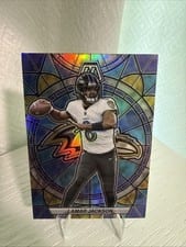 2023 Panini Mosaic Stained Glass Lamar Jackson #SG-6 card