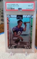 2023 Panini One Manga Lamar Jackson #8 card