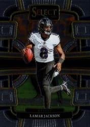 2023 Panini Select Base Set Lamar Jackson #7 card