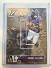 2023 Panini Zenith A to Z Lamar Jackson #12 card