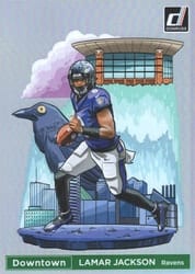 2024 Donruss Downtown Lamar Jackson #1 card