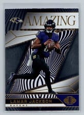 2024 Panini Illusions Amazing Lamar Jackson #10 card