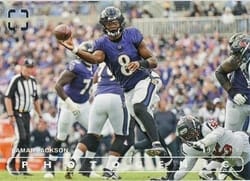 2024 Panini Photogenic Base Set Lamar Jackson #5 card