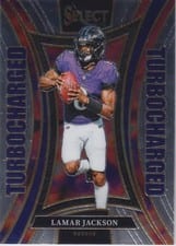 2024 Panini Select Turbocharged Lamar Jackson #3 card