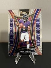 2024 Panini Select Turbocharged Lamar Jackson #3 card